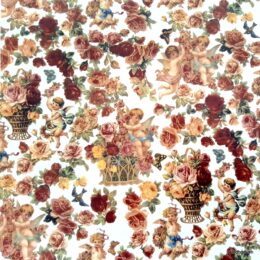 Mustriline siirdepilt "Inglid" 22x22cm