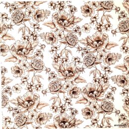 Mustriline siirdepilt "Hanemoonid" 22x22cm