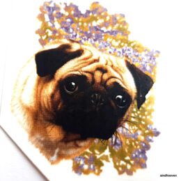 Siirdepilt "Mops" 7cm