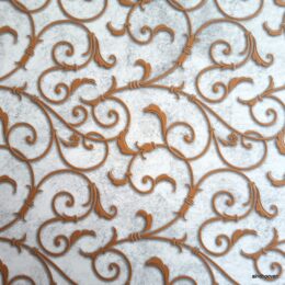 Mustriline siirdepilt "Flourish"  22x22cm