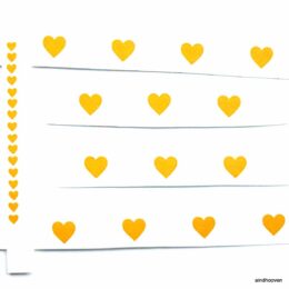 Siirdepilt "Kuldne süda" 14tk. 8mm