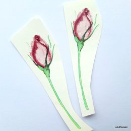 Väike roosinupp 1tk. 80x23mm